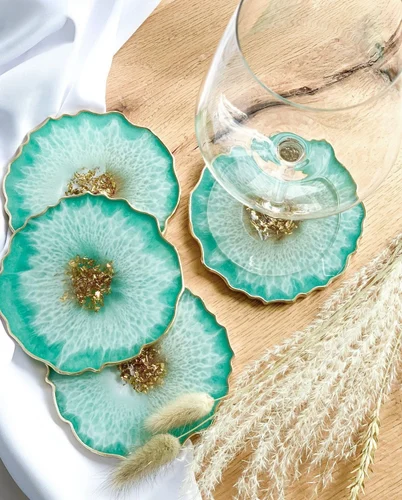 Resin Coasters Set