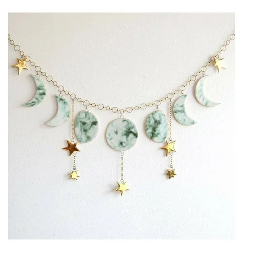 Sea Green Resin Wall Hanging